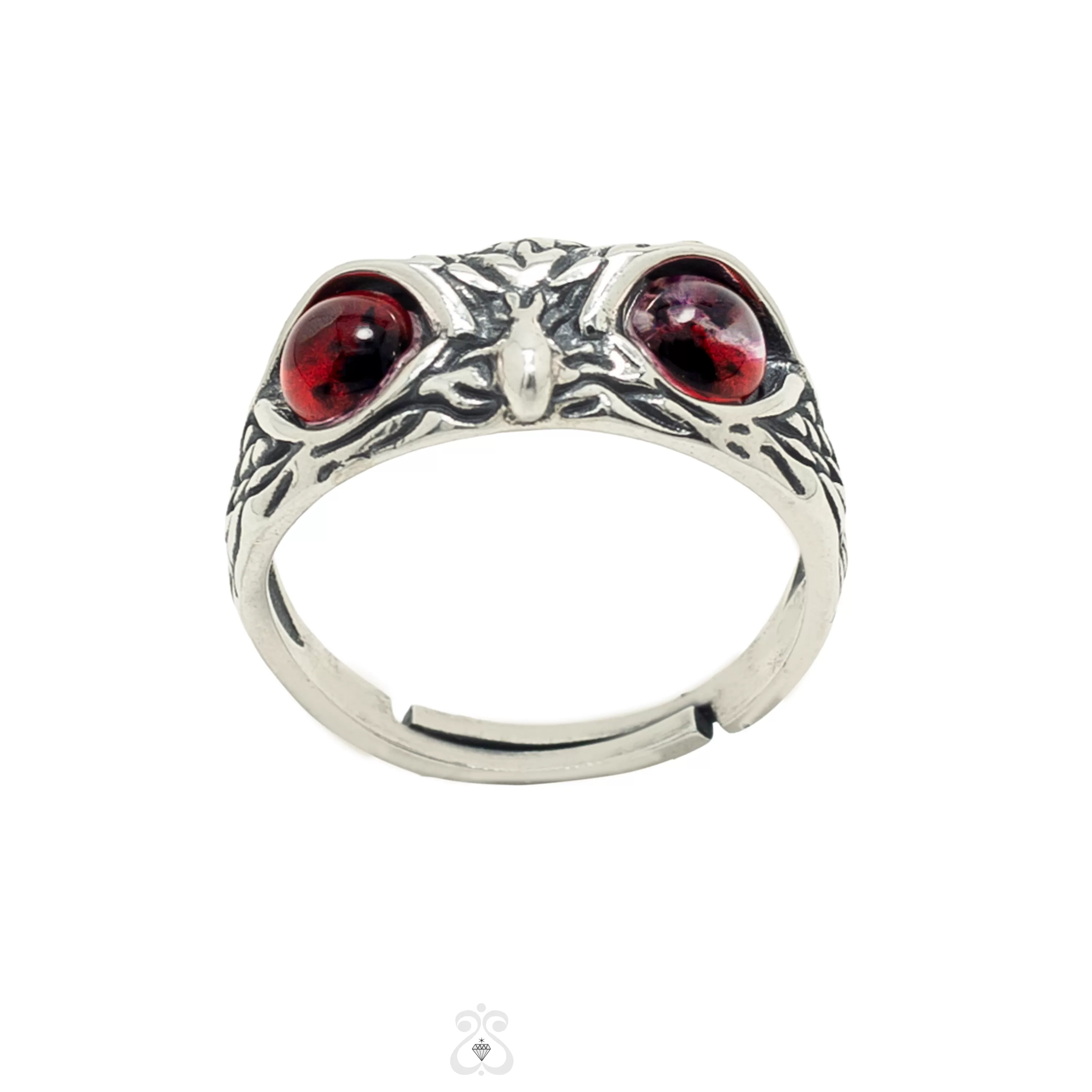 Owl Red Eye Ring